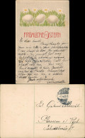 Art DEKO - Ostern Kamille Ostereier Künstlerkarte 1909 Prägekarte - Easter