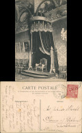 Postcard Monaco Interieur Du Palais - Le Trone Gel. 1908 - Andere & Zonder Classificatie