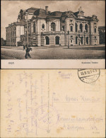 Postcard Riga Rīga Ри́га Lettisches Nationaltheater Feldpost 1918 - Letland