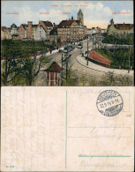 Postcard Posen Poznań Straßenpartie 1914 - Polen