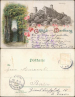 Ansichtskarte Litho AK Eisenach Wartburg, Hohe Sonne 2 Bild 1899 - Eisenach