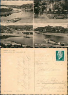 Diesbar (Elbe)-Nünchritz (Elbe) Gasthof Zum Roß Ross, Elbe, Altes Auto  1963 - Diesbar-Seusslitz