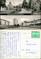 Sangerhausen DDR Mehrbild-AK Ua. Marktplatz, Rosarium, Hochhaus Uvm. 1977/1976 - Andere & Zonder Classificatie