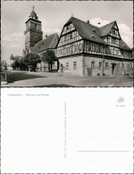 Ansichtskarte Grebenstein Strassen Partie Mit Rathaus & Kirche 1960 - Autres & Non Classés