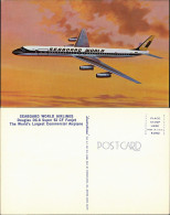 SEABOARD WORLD AIRLINES Douglas DC-8 Super 63 CF Fanjet  Flugzeuge 1975 - 1946-....: Ere Moderne