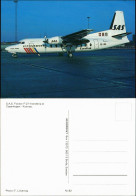 Flugzeug S.A.S. Fokker F-27 Friendship At Copenhagen - Kastrup. 1982 - 1946-....: Era Moderna