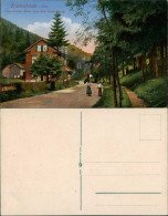Friedrichroda Straßen Partie Am Grund Blick Nach D. Herzogsweg 1910 - Friedrichroda