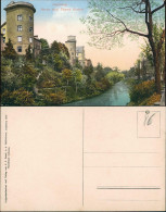 Ansichtskarte Augsburg Partie Mit Häusern Beim Untern Graben Mit Fluss 1913 - Augsburg