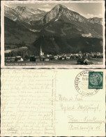 Fischen Im Allgäu Panorama-Ansicht Mit Nebelhorn 1939    Stempel FISCHEN - Oberstdorf