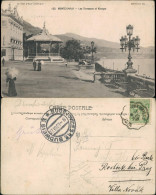 Postcard Monte-Carlo Les Terrasses Et Kiosque, Promenade 1907 - Autres & Non Classés