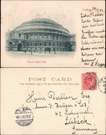 Postcard London Royal Albert Hall 1903 - Autres & Non Classés