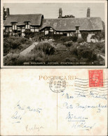 Postcard Stratford-upon-Avon ANNE HATHAWAY'S COTTAGE 1949 - Autres & Non Classés