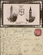 Postcard London THe R.C. Cathedral Westminster & Big Ben 1921 - Autres & Non Classés