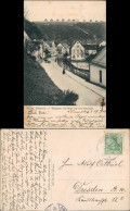 Ansichtskarte Krippen-Bad Schandau Straßenpartie Blick Auf Neuschandau 1908 - Bad Schandau