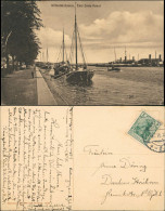 Ansichtskarte Wilhelmshaven Schiffe, Dampfer Ems-Jade-Kanal 1916 - Wilhelmshaven