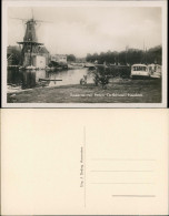 Postkaart Haarlem Spaarne Met Molen" De Adriaan Haarlem. 1930 - Haarlem
