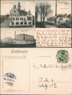 Ansichtskarte Oberlungwitz Elektrizitätswerk, Strumpffabrik LK Zwickau 1905 - Autres & Non Classés