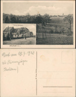 Ansichtskarte Melaune-Vierkirchen (Oberlausitz) 2 Bild Stadt, Gasthof 1926 - Autres & Non Classés