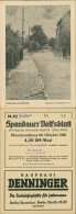 Spandau-Berlin Spandauer Volksblatt Sammlerkarte: Dorfstraße TIEFWERDER 1958 - Spandau