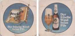 5001535 Bierdeckel Quadratisch - Becker - Frischer Wind Beim Pils - Beer Mats