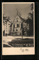 AK Wr. Neustadt, Ortspartie An Der Kirche  - Sonstige & Ohne Zuordnung