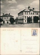 Postcard Skutsch Skuteč Palackého Náměstí Stadtteilansicht 1955 - Tchéquie