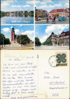 Postcard Gnesen Gniezno 4 Bild Stadt, Straßen 1972 - Poland