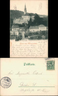 Ansichtskarte Wesenstein-Dohna Schloß Wesenstein, Straße - Hotel 1900 - Autres & Non Classés