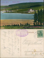 Ansichtskarte Dippoldiswalde Talsperre Malter Und Gasthaus 1913 - Dippoldiswalde