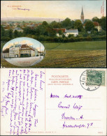 Ansichtskarte Wilsdruff Totale, Hotel Zum Adler - 2 Bild 1910 - Autres & Non Classés