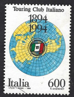 Italia 1994; Centenario Del Touring Club Italiano ; Usato - 1991-00: Usati