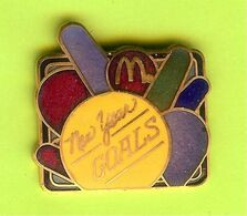 Pin's Mac Do McDonald's New Year Goals  - 1A13 - McDonald's