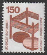 BRD: 1972, Rollenmarke: Mi. Nr. 703 A Ra, Freimarke: Unfallverhütung, 150 Pfg. Absicherung.   **/MNH - Rollenmarken