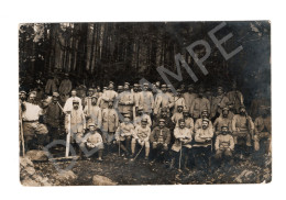 Militaires Du 283eme RIT 283 Régiment D'infanterie Territoriale Bucherons Travail Forestier Entre 1916 Et 1918 - War 1914-18