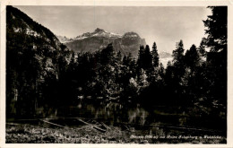 Blausee Mit Ruine Felsenburg U. Fisistöcke (4085) * 16. 7. 1935 - Kandergrund