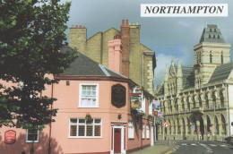 Derngate St Giles Square Mail Coach Pub Northampton Postcard - Northamptonshire