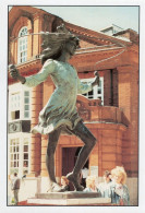 Katie Harrow Girl Skipping Rope Town Centre Statue Middlesex Postcard - Middlesex