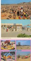 Margate Beach Bouncy Castle Punch & Judy Casino 3x Postcard S - Autres & Non Classés