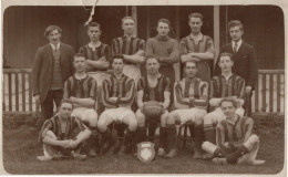 Exeter Football Soccer Club Antique Worn Sports Postcard - Autres & Non Classés