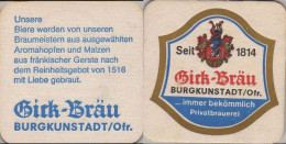 5004300 Bierdeckel Quadratisch - Gick, Burgkunstadt - Sous-bocks