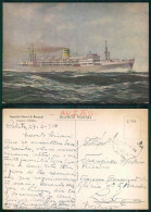 BARCOS SHIP BATEAU PAQUEBOT STEAMER [ BARCOS # 05146 ] - PORTUGAL COMPANHIA COLONIAL NAVEGAÇÃO PAQUETE PATRIA 1-957 - Paquebots