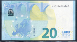 EURO 20  ITALIA ST S025  "12"  LAGARDE  UNC - 20 Euro