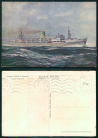 BARCOS SHIP BATEAU PAQUEBOT STEAMER [ BARCOS # 05147 ] - PORTUGAL COMPANHIA COLONIAL NAVEGAÇÃO PAQUETE PATRIA 5-958 - Steamers