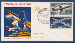 Gabon - FDC - Premier Jour - Exposition Philatélique De Libreville - Poste Aérienne - 1962 - Gabon
