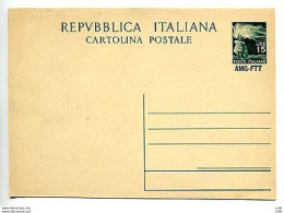 Trieste A - C.P. Lire 15 "Democratica" N. C14 - Nuova - Nuevos