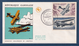 Gabon - FDC - Premier Jour - Exposition Philatélique De Libreville - Poste Aérienne - 1962 - Gabun (1960-...)