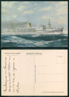 BARCOS SHIP BATEAU PAQUEBOT STEAMER [ BARCOS # 05148 ] - PORTUGAL COMPANHIA COLONIAL NAVEGAÇÃO PAQUETE PATRIA 9-959 - Steamers