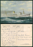 BARCOS SHIP BATEAU PAQUEBOT STEAMER [ BARCOS # 05149 ] - PORTUGAL COMPANHIA COLONIAL NAVEGAÇÃO PAQUETE PATRIA 9-959 - Passagiersschepen