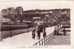 DIEPPE , Boulevard Maritime Et Le Chateau - Dieppe