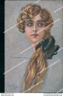 Ca468 Cartolina Art Deco Donnina Lady Donna Cupido Illustratore Artist Corbella - Autres & Non Classés
